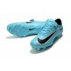 Nouvelles Nike Mercurial Vapor 11 FG Crampons de Football pour Hommes Bleu Noir