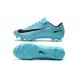 Nouvelles Nike Mercurial Vapor 11 FG Crampons de Football pour Hommes Bleu Noir