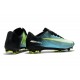 Nike Mercurial Vapor XI FG Chaussures De Foot 2017 Bleu Noir Vert Blanc