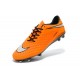 2014/2015 Chaussure de Football Nike Hypervenom Phantom FG Orange Blanc