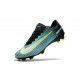 Nike Mercurial Vapor XI FG Chaussures De Foot 2017 Bleu Noir Vert Blanc