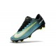 Nike Mercurial Vapor XI FG Chaussures De Foot 2017 Bleu Noir Vert Blanc