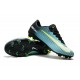 Nike Mercurial Vapor XI FG Chaussures De Foot 2017 Bleu Noir Vert Blanc