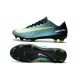 Nike Mercurial Vapor XI FG Chaussures De Foot 2017 Bleu Noir Vert Blanc