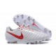 Nike Tiempo Legend VII FG - Chaussures Nike 2017 Blanc Rouge