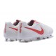 Nike Tiempo Legend VII FG - Chaussures Nike 2017 Blanc Rouge