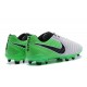 Nike Tiempo Legend VII FG - Chaussures Nike 2017 Blanc Vert Noir