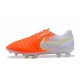 Nike Tiempo Legend VII FG - Chaussures Nike 2017 Orange Blanc