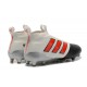 Nouveau Adidas ACE 17+ Purecontrol FG Chaussure de Foot Gris Rouge Noir