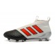 Nouveau Adidas ACE 17+ Purecontrol FG Chaussure de Foot Gris Rouge Noir