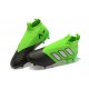 Chaussure Adidas Ace 17+ Purecontrol FG Crampons Foot Pas Cher Vert Noir Argenté