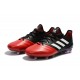 Nouveau Chaussure de foot Adidas Ace 17.1 FG Noir Rouge Blanc