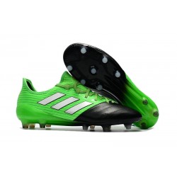 Nouveau Chaussure de foot Adidas Ace 17.1 FG Vert Solaire Blanc Noir