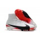 Chaussures de Foot Nike Mercurial Superfly V FG Blanc Rouge Noir