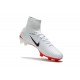 Chaussures de Foot Nike Mercurial Superfly V FG Blanc Rouge Noir