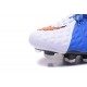 Nouvelles Crampons Foot - Chaussure Hypervenom Phantom III ACC DF FG Rouge Bleu Blanc