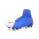 Nouvelles Crampons Foot - Chaussure Hypervenom Phantom III ACC DF FG Rouge Bleu Blanc