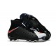 Nouvelles Crampons Foot - Chaussure Hypervenom Phantom III ACC DF FG Noir Blanc Rouge