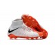 Nouvelles Crampons Foot - Chaussure Hypervenom Phantom III ACC DF FG Blanc Orange Noir