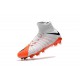 Nouvelles Crampons Foot - Chaussure Hypervenom Phantom III ACC DF FG Blanc Orange Noir