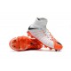 Nouvelles Crampons Foot - Chaussure Hypervenom Phantom III ACC DF FG Blanc Orange Noir