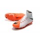 Nouvelles Crampons Foot - Chaussure Hypervenom Phantom III ACC DF FG Blanc Orange Noir