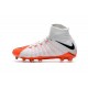 Nouvelles Crampons Foot - Chaussure Hypervenom Phantom III ACC DF FG Blanc Orange Noir