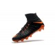 Nouvelles Crampons Foot - Chaussure Hypervenom Phantom III ACC DF FG Orange Noir