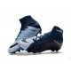 Nouvelles Crampons Foot - Chaussure Hypervenom Phantom III ACC DF FG Noir Bleu