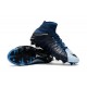 Nouvelles Crampons Foot - Chaussure Hypervenom Phantom III ACC DF FG Noir Bleu