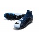 Nouvelles Crampons Foot - Chaussure Hypervenom Phantom III ACC DF FG Noir Bleu