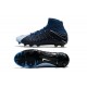 Nouvelles Crampons Foot - Chaussure Hypervenom Phantom III ACC DF FG Noir Bleu