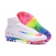 2017 Nouveau Chaussures de Football Mercurial Superfly V FG Blanc Rose Volt Vert Bleu Violet