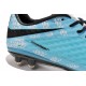 Pas Cher Crampons Nike Hypervenom Phantom FG Bleu Noir Blanc