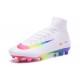 2017 Nouveau Chaussures de Football Mercurial Superfly V FG Blanc Rose Volt Vert Bleu Violet