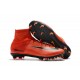 Chaussures de Foot Nike Mercurial Superfly V FG Rouge Noir