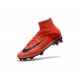 Chaussures de Foot Nike Mercurial Superfly V FG Rouge Noir