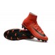 Chaussures de Foot Nike Mercurial Superfly V FG Rouge Noir