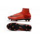 Chaussures de Foot Nike Mercurial Superfly V FG Rouge Noir