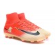 2017 Nouveau Chaussures de Football Mercurial Superfly V FG Rouge Or Noir