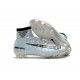 Chaussures de Foot Nike Mercurial Superfly V FG CR7 Gris Noir Blanc