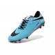 Pas Cher Crampons Nike Hypervenom Phantom FG Bleu Noir Blanc