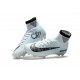 Chaussures de Foot Nike Mercurial Superfly V FG CR7 Gris Noir Blanc