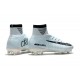 Chaussures de Foot Nike Mercurial Superfly V FG CR7 Gris Noir Blanc