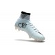 Chaussures de Foot Nike Mercurial Superfly V FG CR7 Gris Noir Blanc