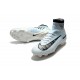 Chaussures de Foot Nike Mercurial Superfly V FG CR7 Gris Noir Blanc