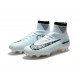 Chaussures de Foot Nike Mercurial Superfly V FG CR7 Gris Noir Blanc