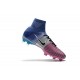 Chaussures de Foot Nike Mercurial Superfly V FG Bleu Rose Noir
