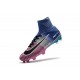 Chaussures de Foot Nike Mercurial Superfly V FG Bleu Rose Noir