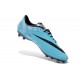 Pas Cher Crampons Nike Hypervenom Phantom FG Bleu Noir Blanc